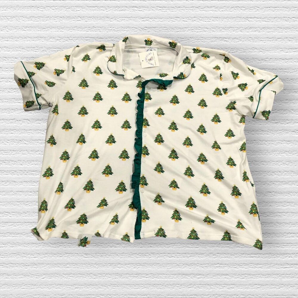 Smock it Like It’s Hot Mama Christmas Tree Pajamas Size XL - Picture 2 of 7